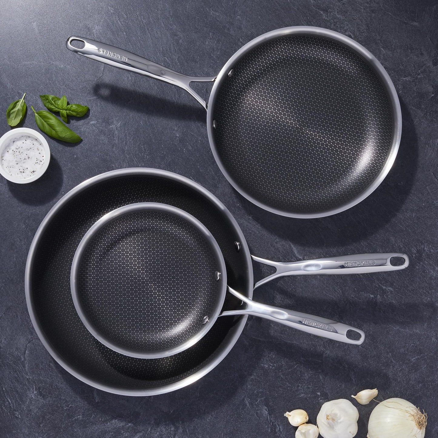 Henckels Paradigm Ceramic Stainless Steel Dual Performance Sets (3-pc)