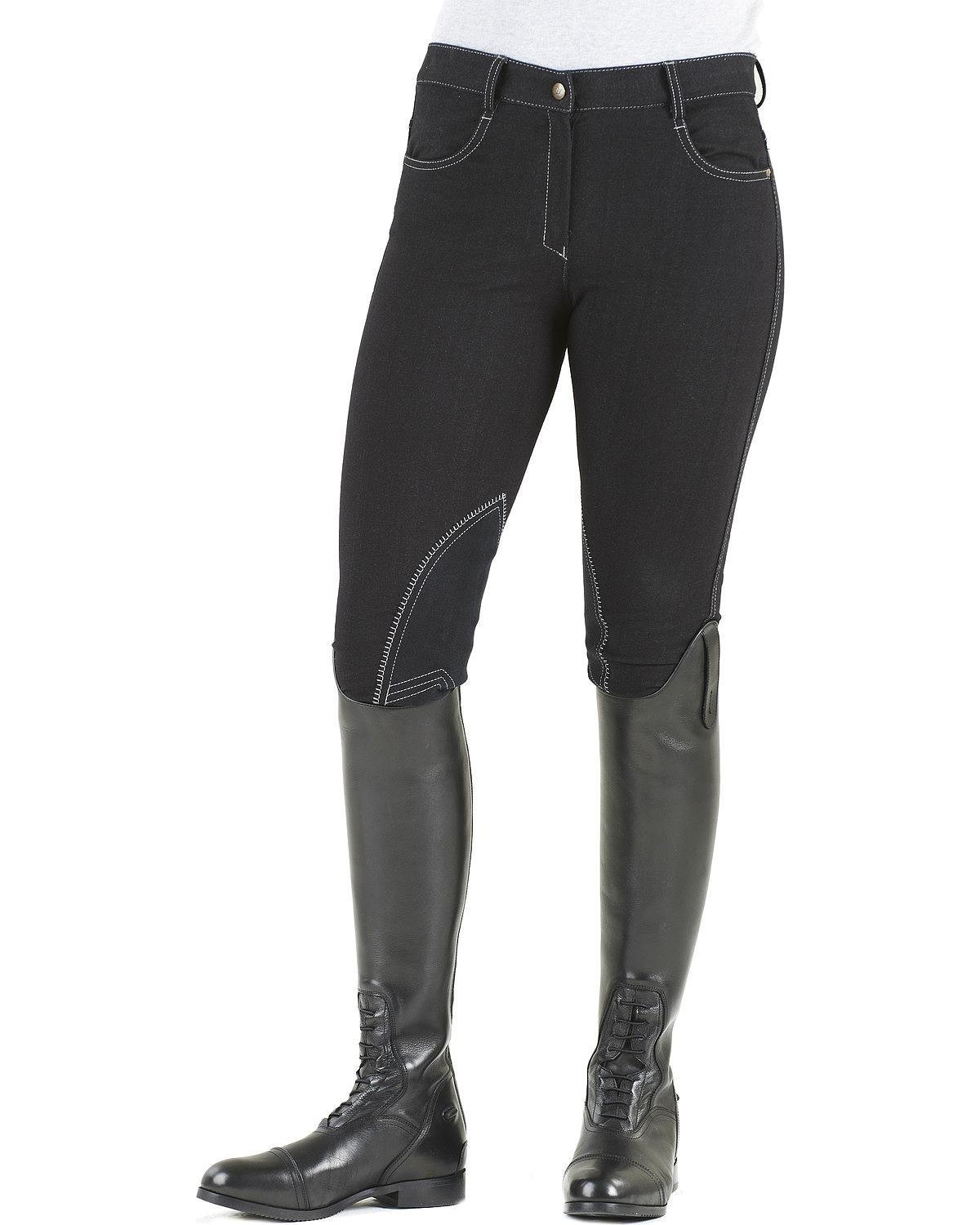 Ovation Women's Comfortable Equestrian Horse Riding Softflex Euro Melange Full Seat Breech