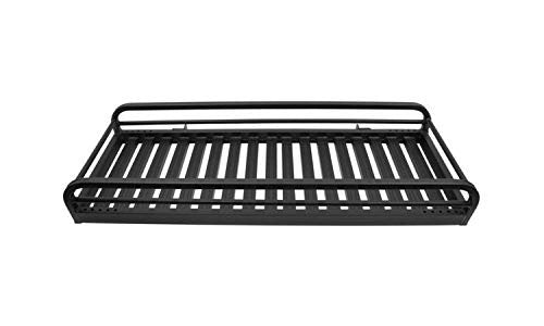 Great Day UTV Front Cargo Rack - 18" x 50" x 7" Carrying Cradle - 250 lbs Weight Capacity - Aluminum Frame - Black Powder-Coated Finish, UVFR751