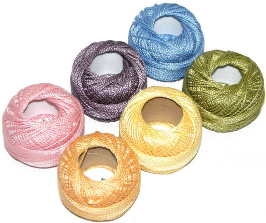 Presencia Pearl Cotton Size 12 Sampler Pack Monet