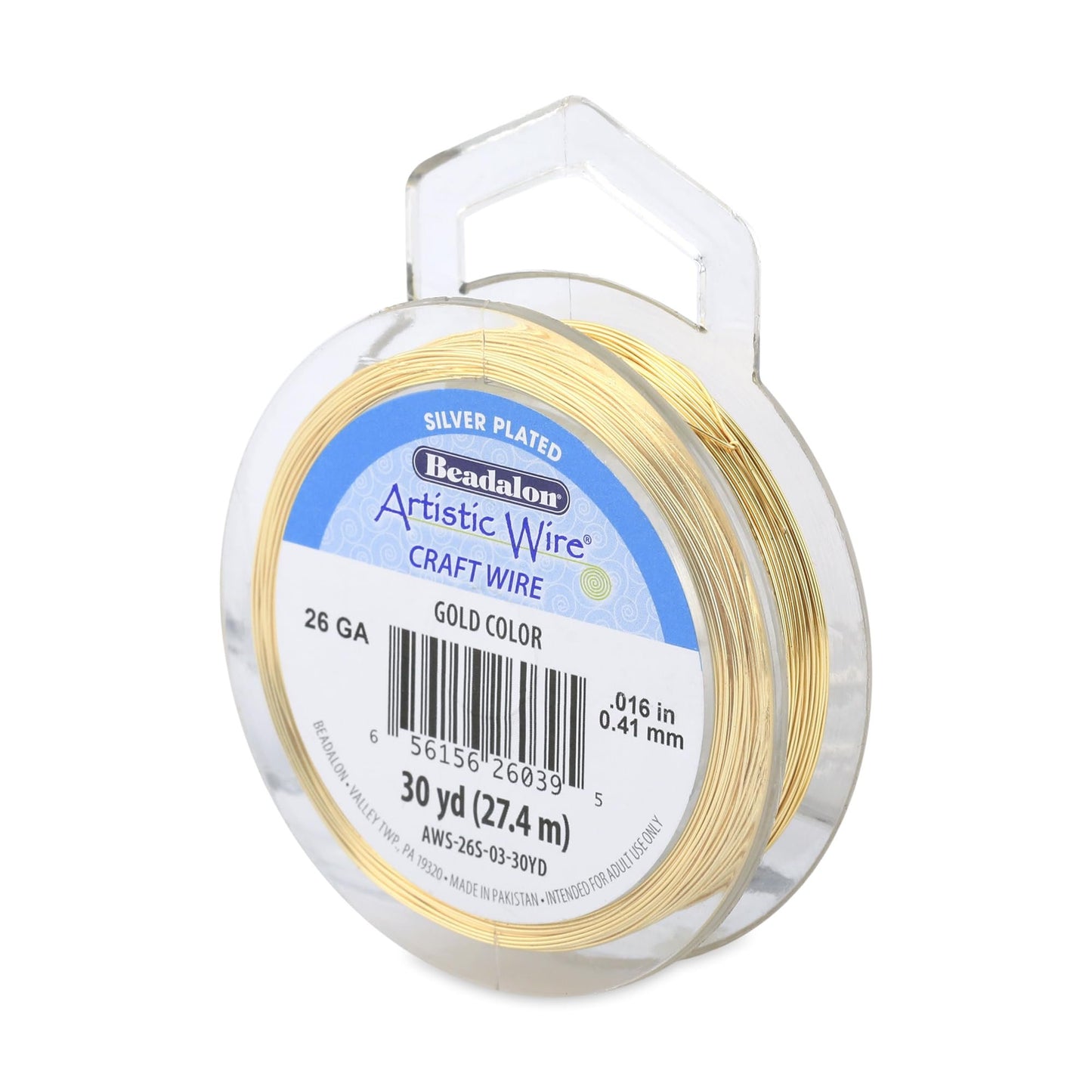 Artistic Wire Colored Copper/Silver Plated Wire Spool Dead Soft Tarnish Resistant 18 20 22 24 26 28 30 32 34 Gauge Wrapping Beading Bendable Craft Wire, Jewelry Making Supplies, Floral Crafting Wire