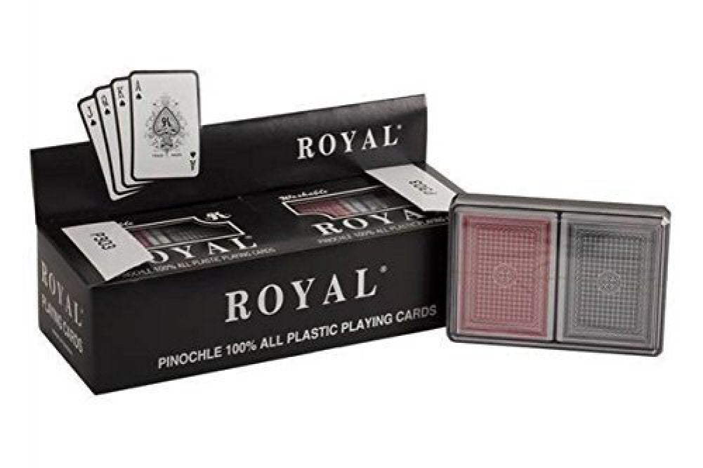 Pinochle Big Number Plastic Playing Cards