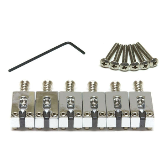 Graph Tech PG-8000-0C String Saver Classics Strat and Tele Style Saddle Set - Chrome