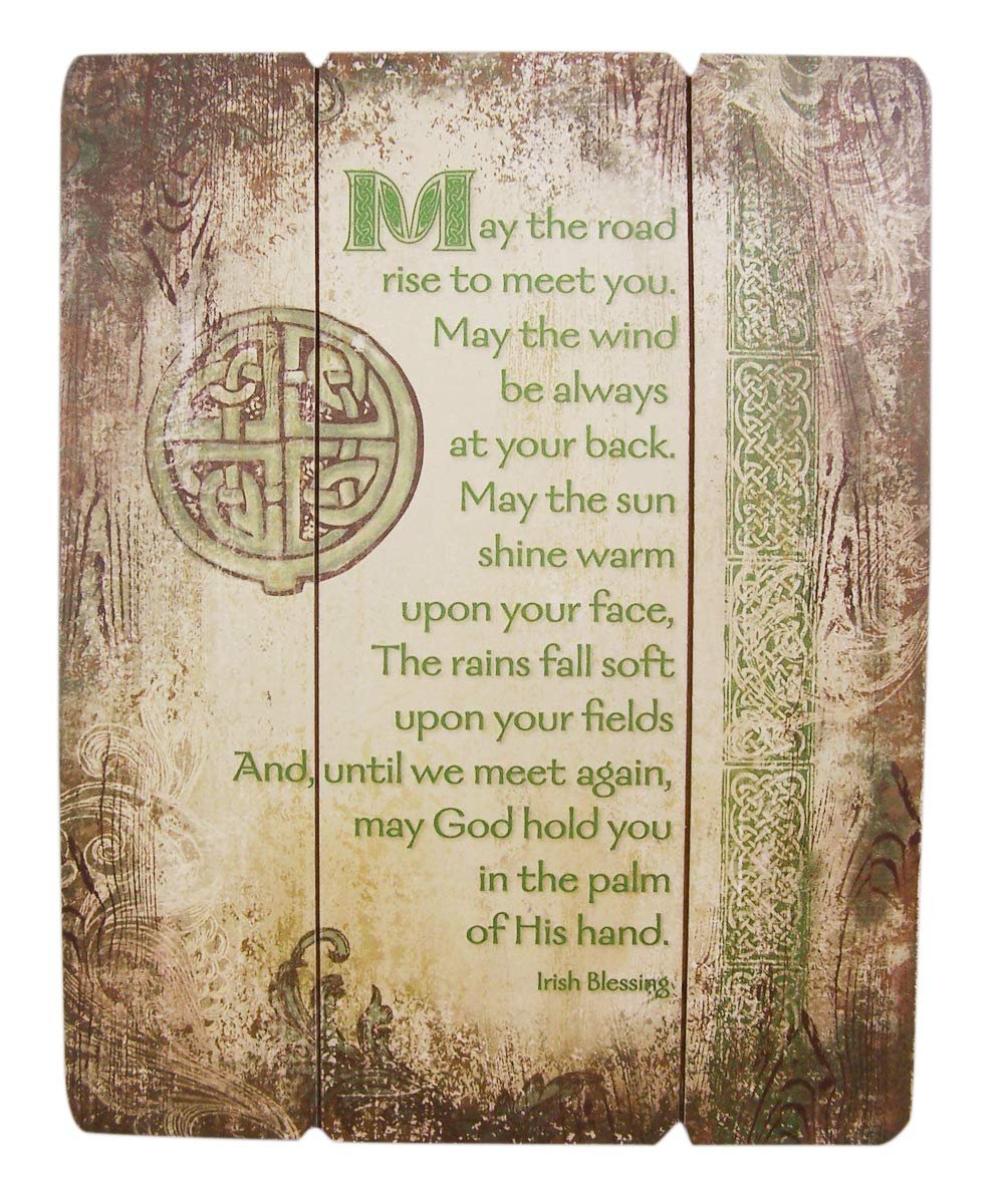 Autom Irish Blessing Wood Pallet Sign Wall Plaque, 15 Inch
