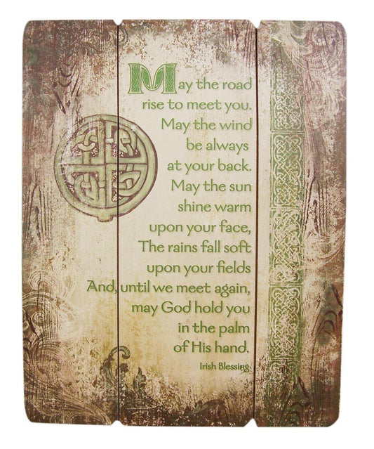 Autom Irish Blessing Wood Pallet Sign Wall Plaque, 15 Inch