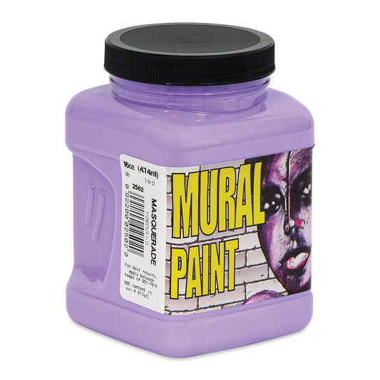 CHROMA Acrylic Mural Paint for Interior and Exterior Murals - Lightfast, Mixable, Hard-Wearing Vibrant Pigment, 16 oz Masquerade (2502)