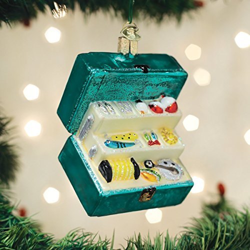 Old World Christmas Ornaments: Fisherman Collection Glass Blown Ornaments for Christmas Tree