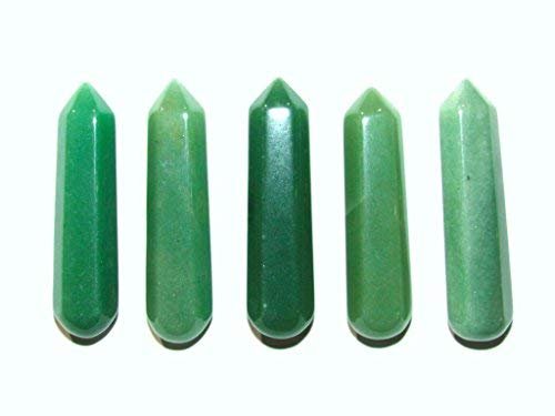 Zentron Crystal Collection: 60MM All Natural Gemstone Crystal 2"+ Wand and Velvet Pouch