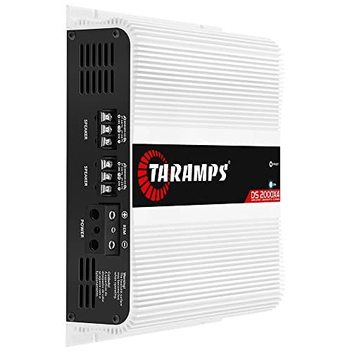 Taramps DS 2000x4 2 Ohms 2000 Watts RMS 4-Channel 500x4 Watts RMS, Class D Full Range, Crossover High / Low Pass Fixed Bridgedable Car Audio Amplifier