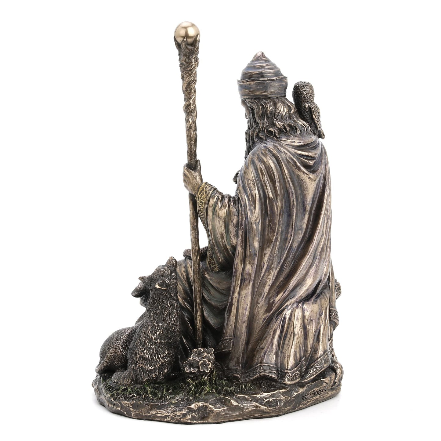 Veronese Design Veles The Slavic God of Cattle and Underworld Cold Cast Resin Antique Bronze Finish Statue