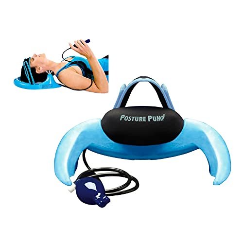 Posture Pump® Neck Exercising Cervical Spine Hydrator Pump | Relieves Neck Pain Stiffness | Neck Pain Relief Posture Control (Single Air Cell Model 1100-S)