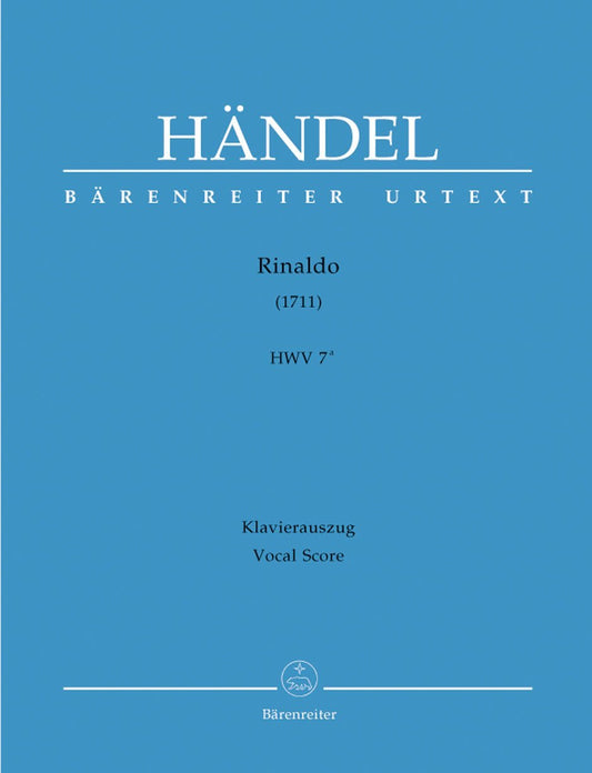 Rinaldo, HWV 7a - Opera in 3 Acts (Vocal Score)