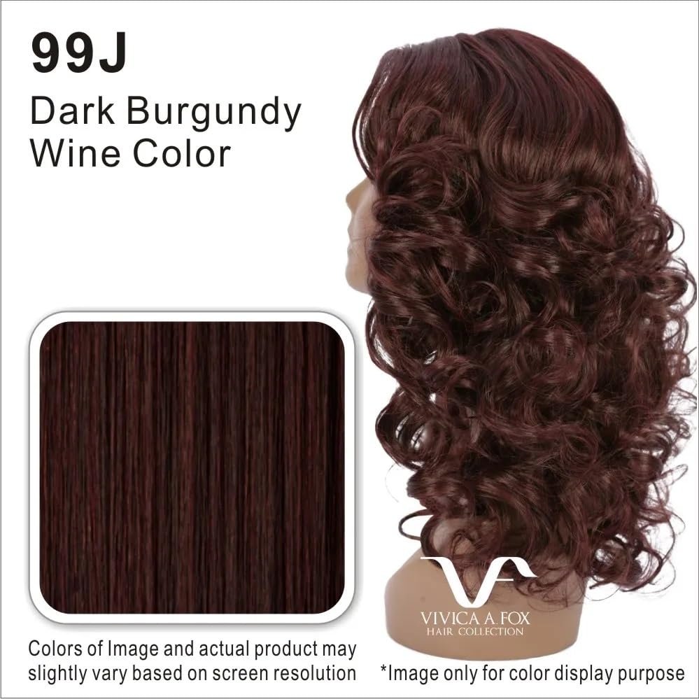 Vivica A. Fox (Britney-V) - Heat Resistant Fiber Lace Front Wig in 99J