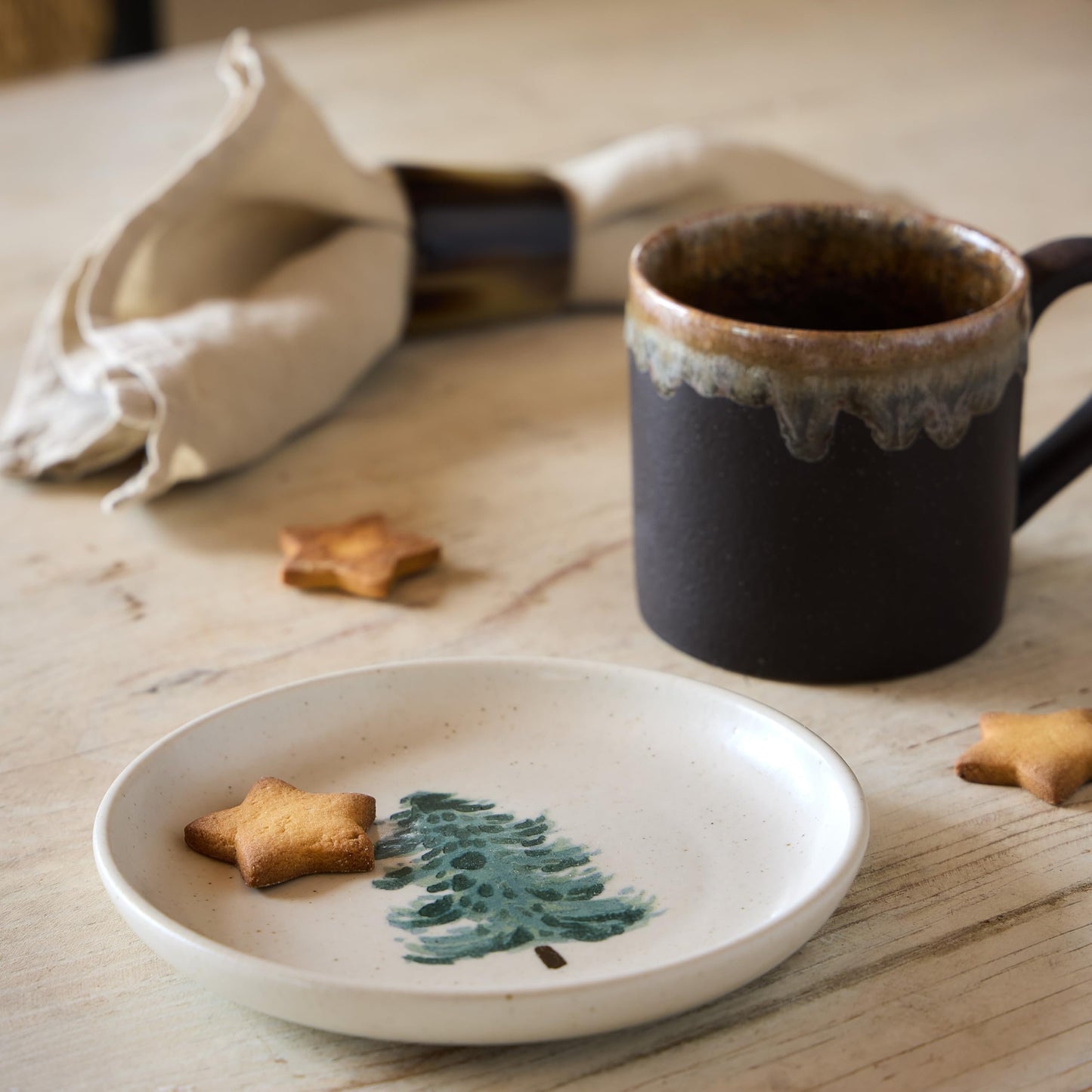 Casafina by Costa Nova Ceramic Stoneware 13 fl oz Mug - Poterie Collection, Mocha-latte | Microwave & Dishwasher Safe Dinnerware | Food Safe Glazing | Restaurant Quality Dinnerware