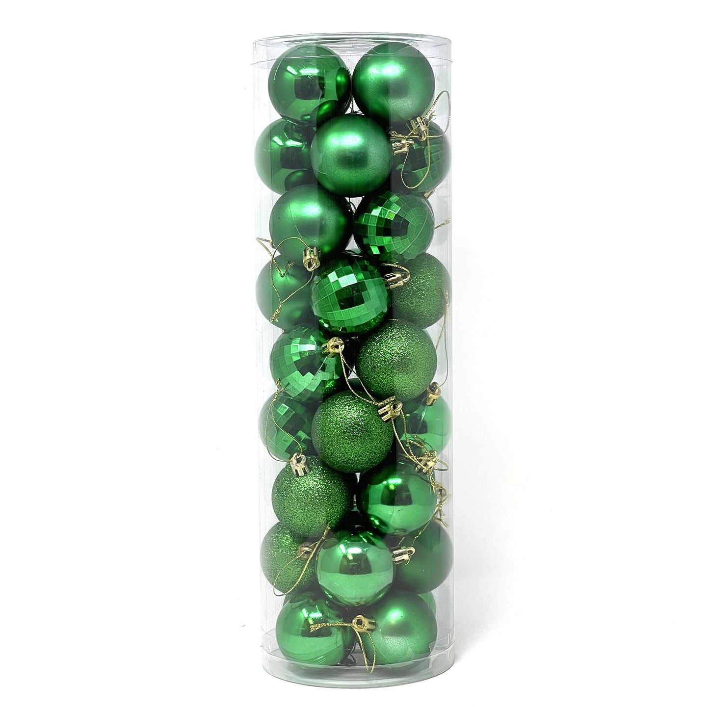 allgala 36 PK 2 Inch (5CM) Christmas Ornament Balls for Xmas Tree-4 Style-