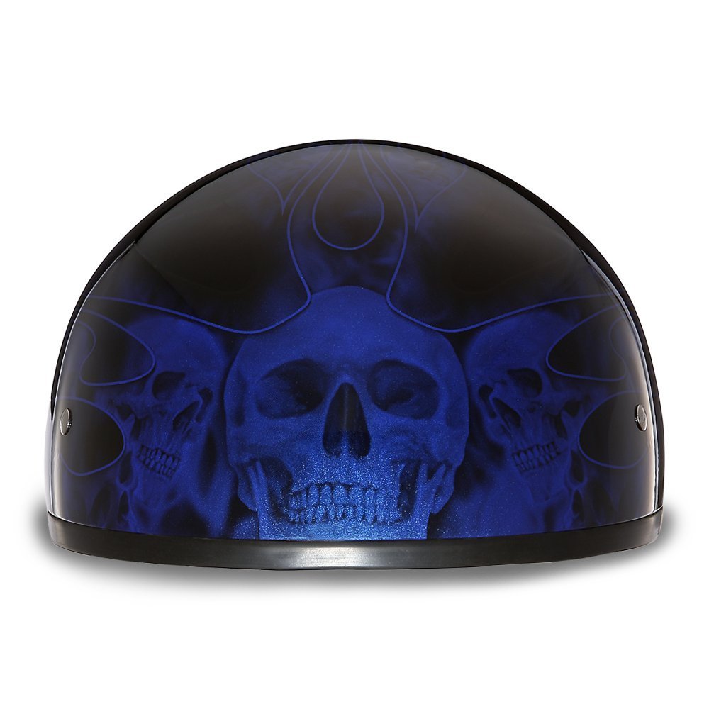 Daytona Helmets Half Skull Cap Motorcycle Helmet – DOT Approved [Graphics]…