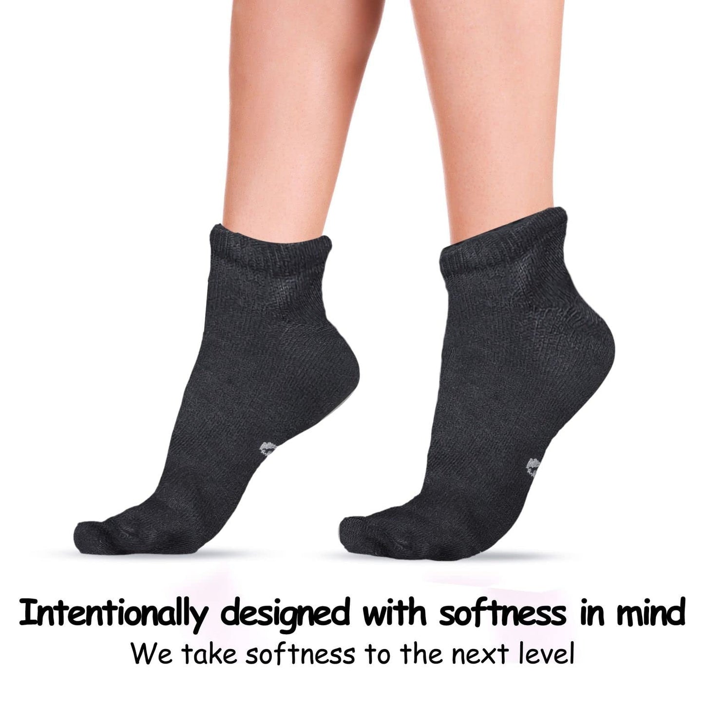 World's Softest Men's Classic Quarter Crew Socks