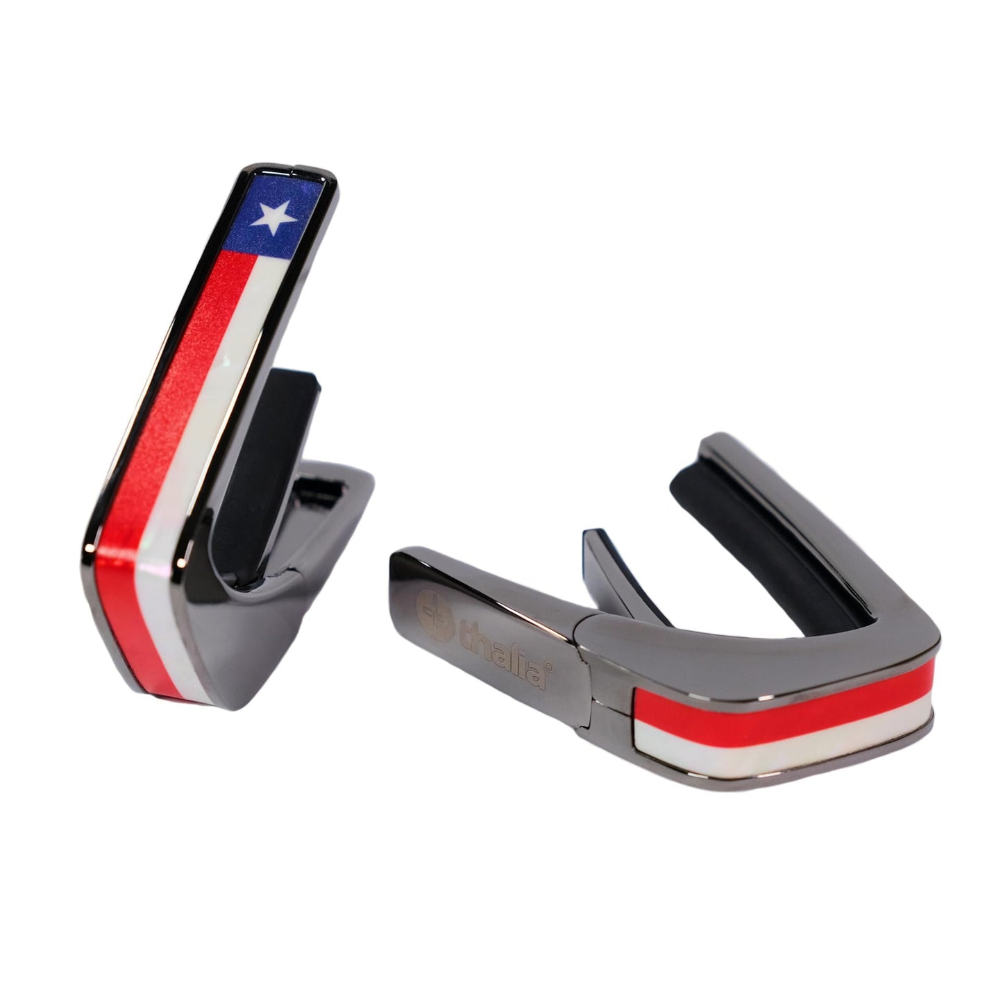 Thalia Guitar Capo - Deluxe Series (New Model with (2) Universal OctaveTouch Fret Pads)