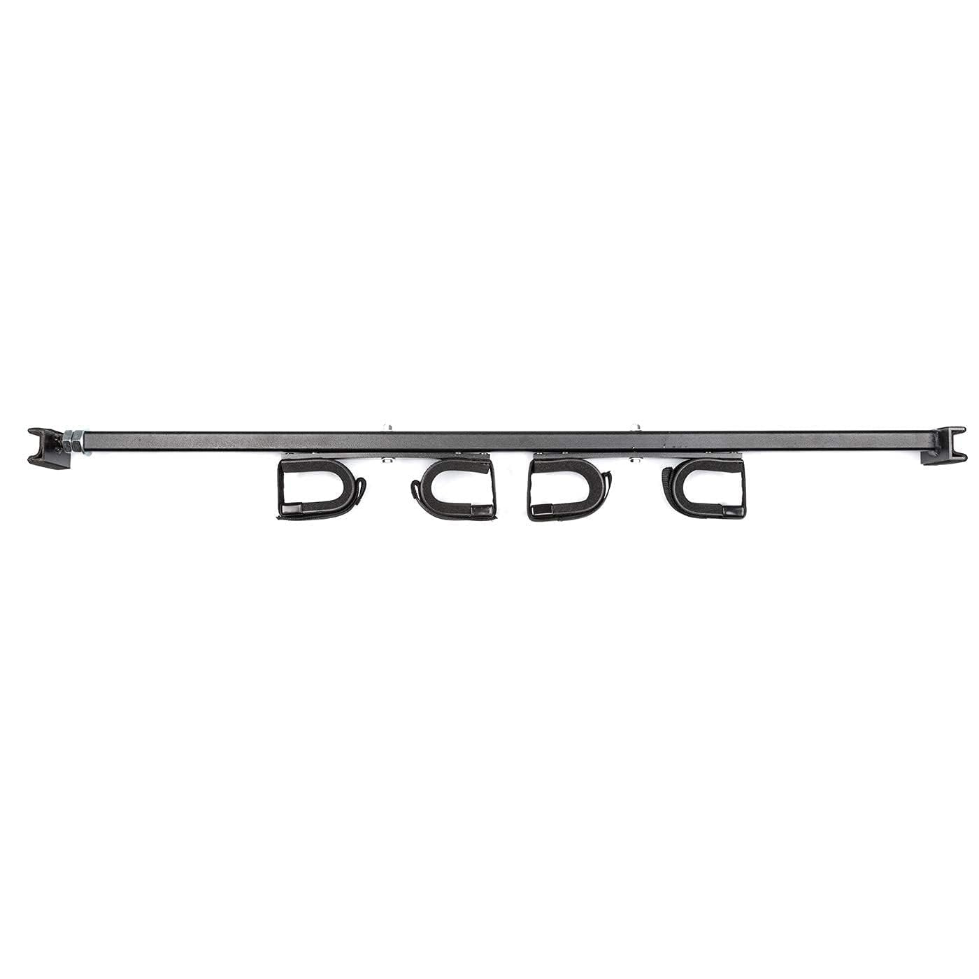 Great Day Quick-Draw Overhead Gun Rack - for UTVs with Different Roll Bar Depth/Width or Jeep Wrangler - Black Powder-Coated Finish - 2 Gun Model