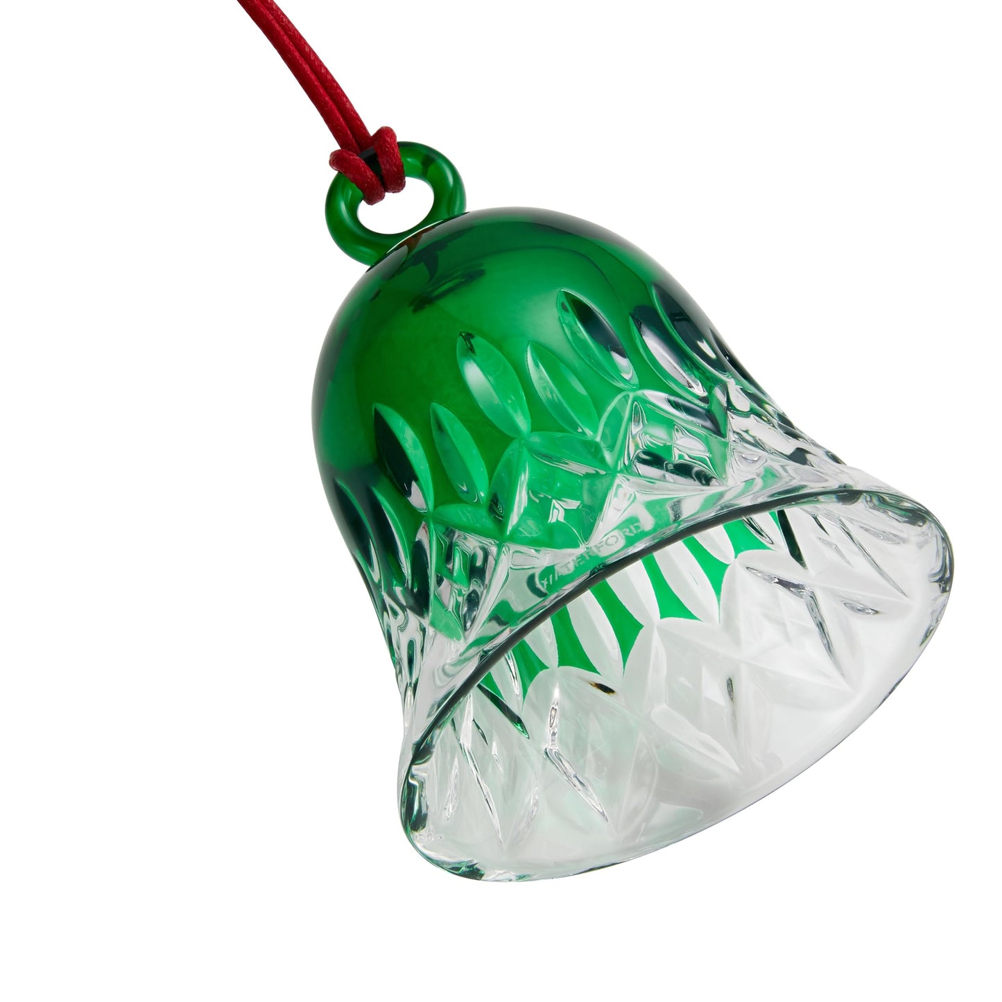 Waterford Lismore Bell Ornament Green