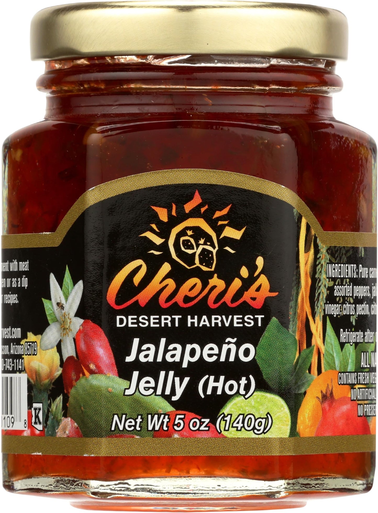 CHERIS DESERT HARVEST Jalapeno Jelly, 5 OZ
