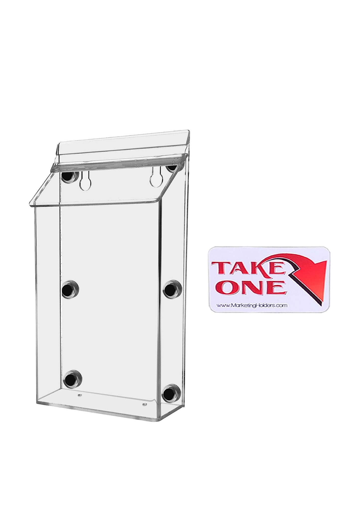 Marketing Holders Outdoor Catalog Brochure Holder with attached Business Card Holder Auto Vehicle fits and Avon Catalogs Brochures Flyers