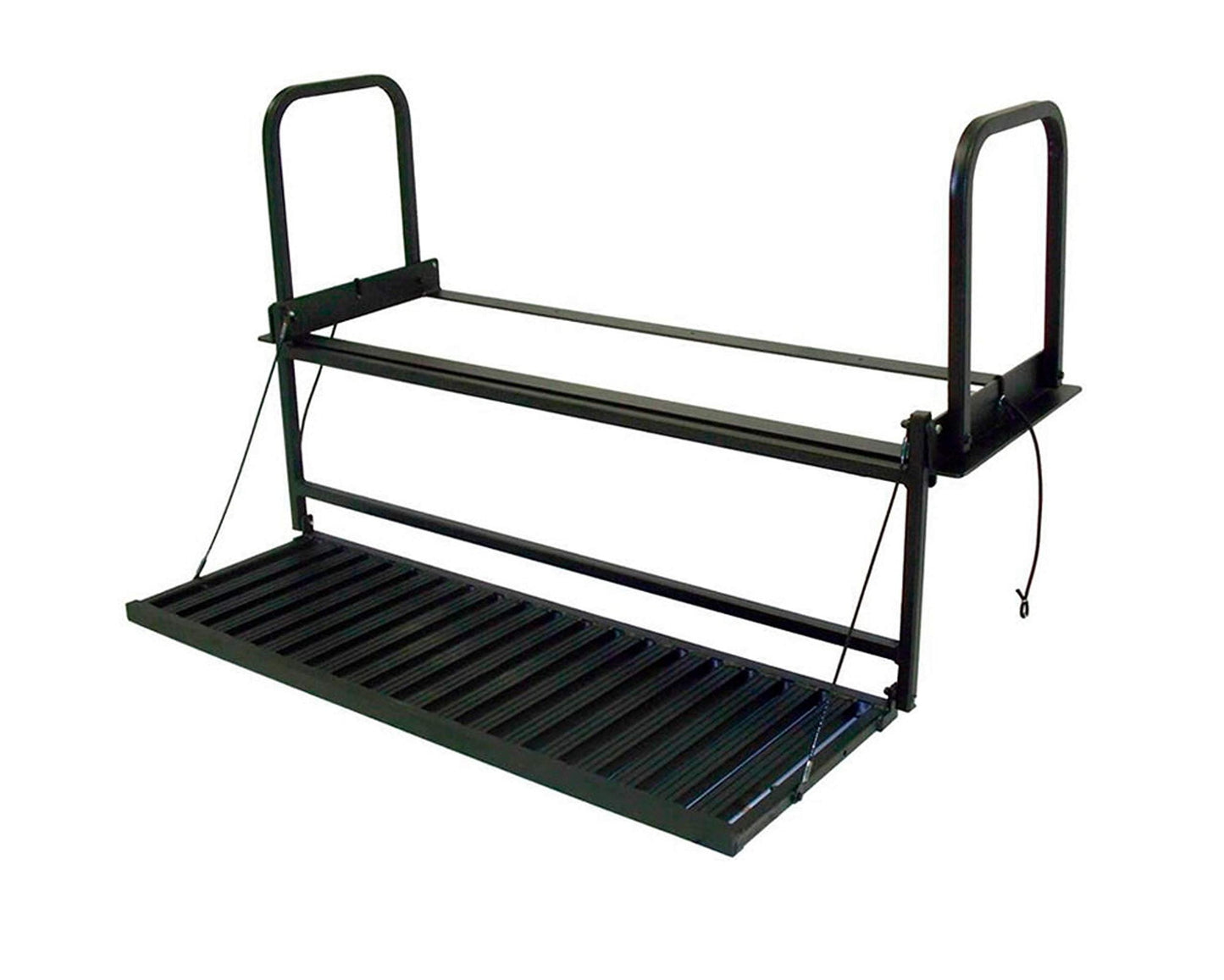 Great Day Magnum Truck N’ Buddy Tailgate Folding Step/Seat Platform for Standard Size Pickup Trucks - 400 lbs Weight Capacity - Black Powder-Coated Finish 34.5”x 35.5”x 58”, TNB3000MB