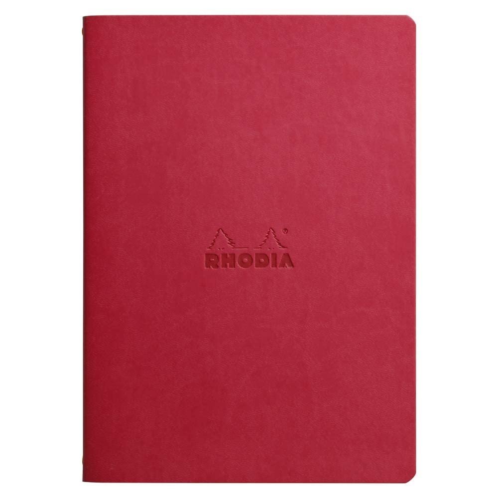 Rhodia Sewn Spine Notebook, A5, Dot - Chocolate