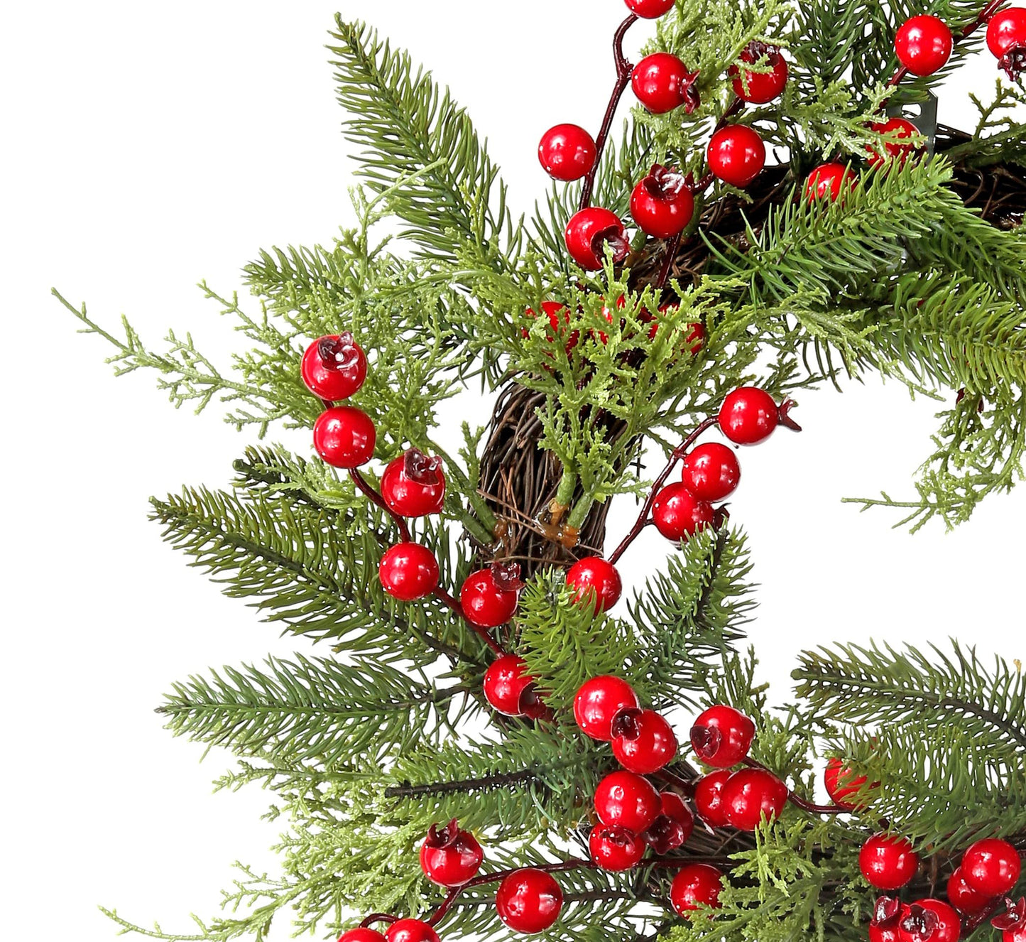 Regency International 14" Pine Juniper with Berries - Candle Ring