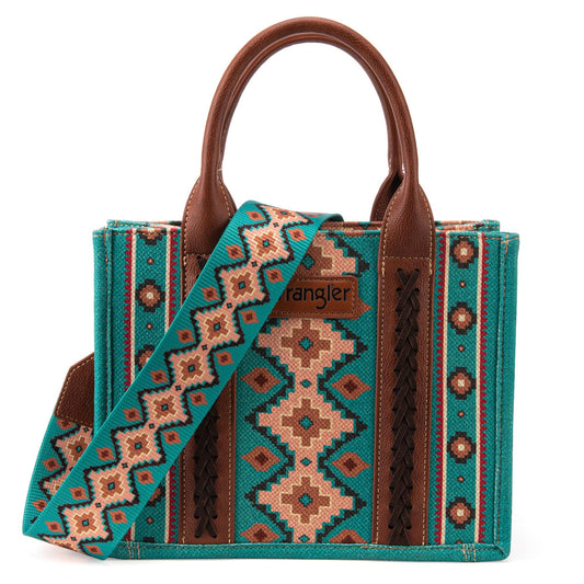 Wrangler Tote Bag for Women Western Purse and Aztec Satchel Handbag