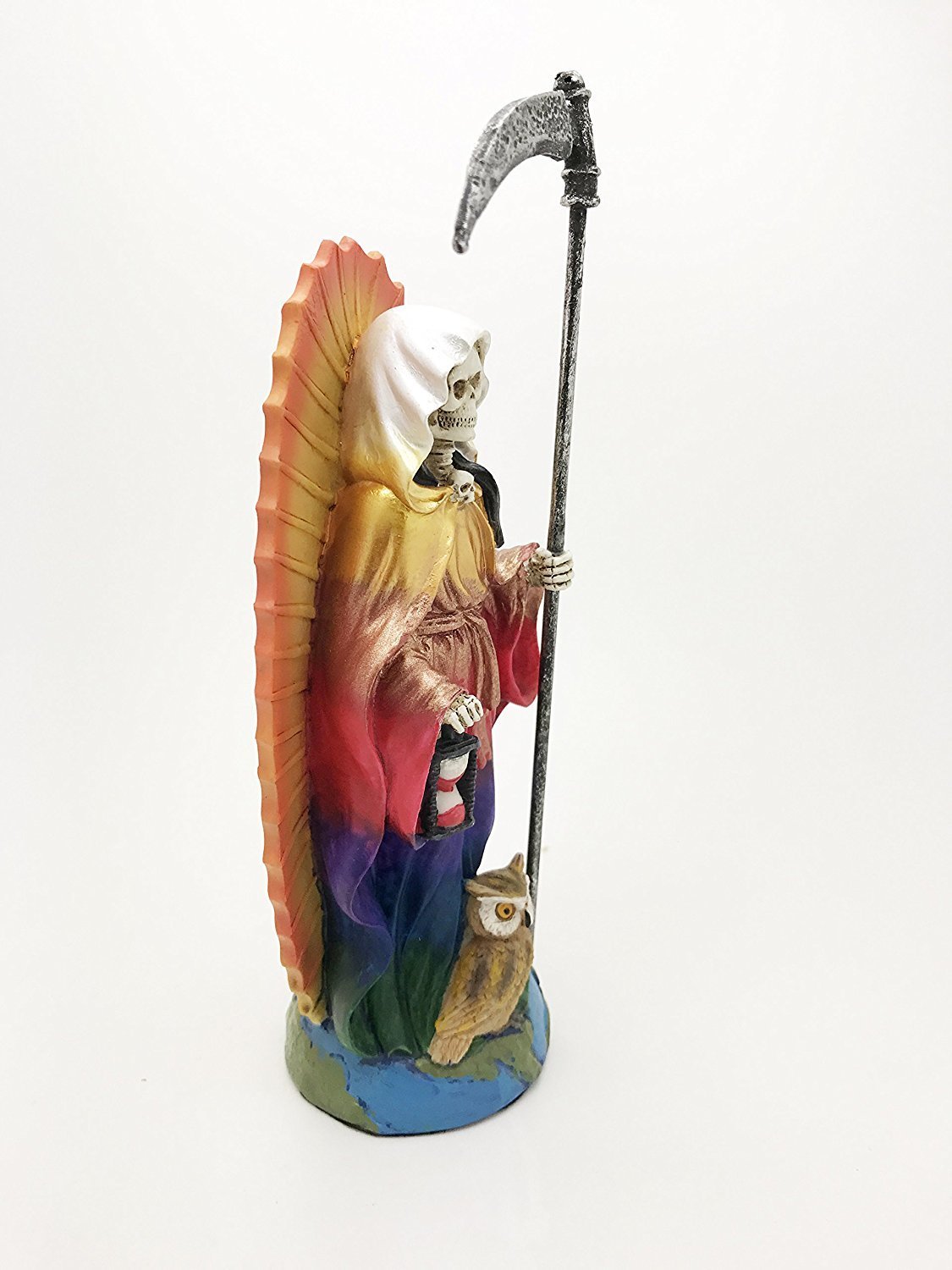 Pacific Giftware Santa Muerte Saint of Holy Death Seven Powers Religious Resin Statue Figurine