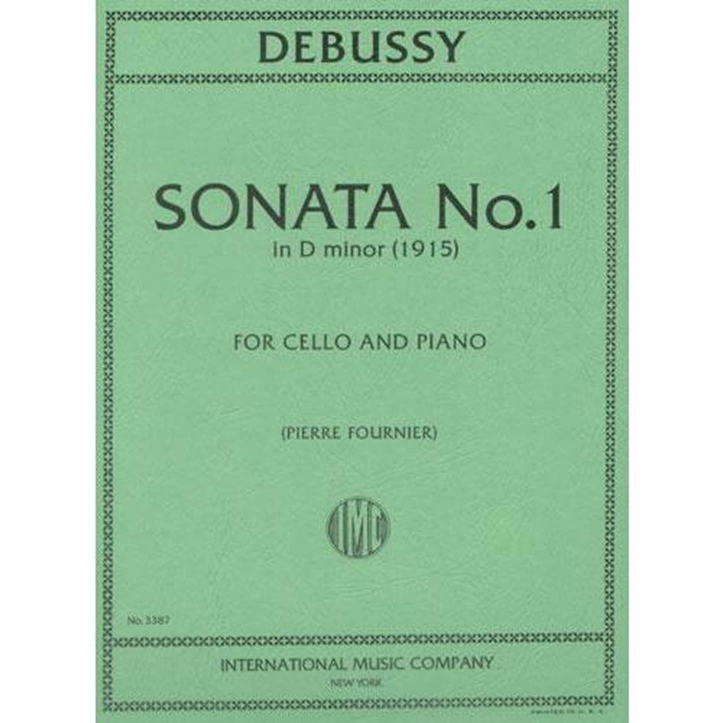 Debussy, Claude - Sonata No 1 in d minor (1915) for Cello and Piano - Edited by Fournier - International Edition [Sheet music] [Sheet music] [Sheet music] [Sheet music] [Sheet music] [Sheet music] [Sheet music] [Sheet music] [Sheet music]