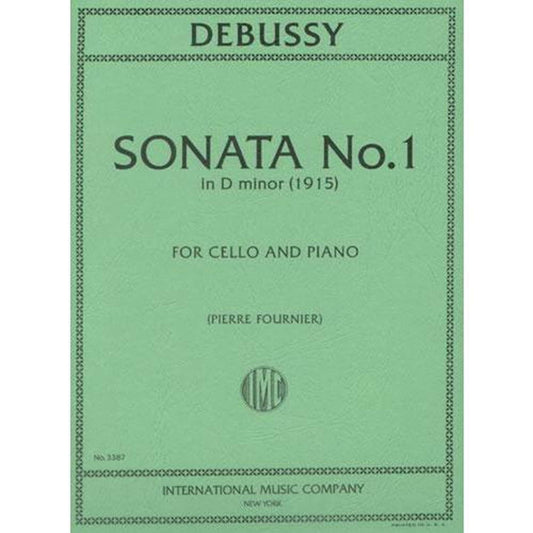 Debussy, Claude - Sonata No 1 in d minor (1915) for Cello and Piano - Edited by Fournier - International Edition [Sheet music] [Sheet music] [Sheet music] [Sheet music] [Sheet music] [Sheet music] [Sheet music] [Sheet music] [Sheet music]