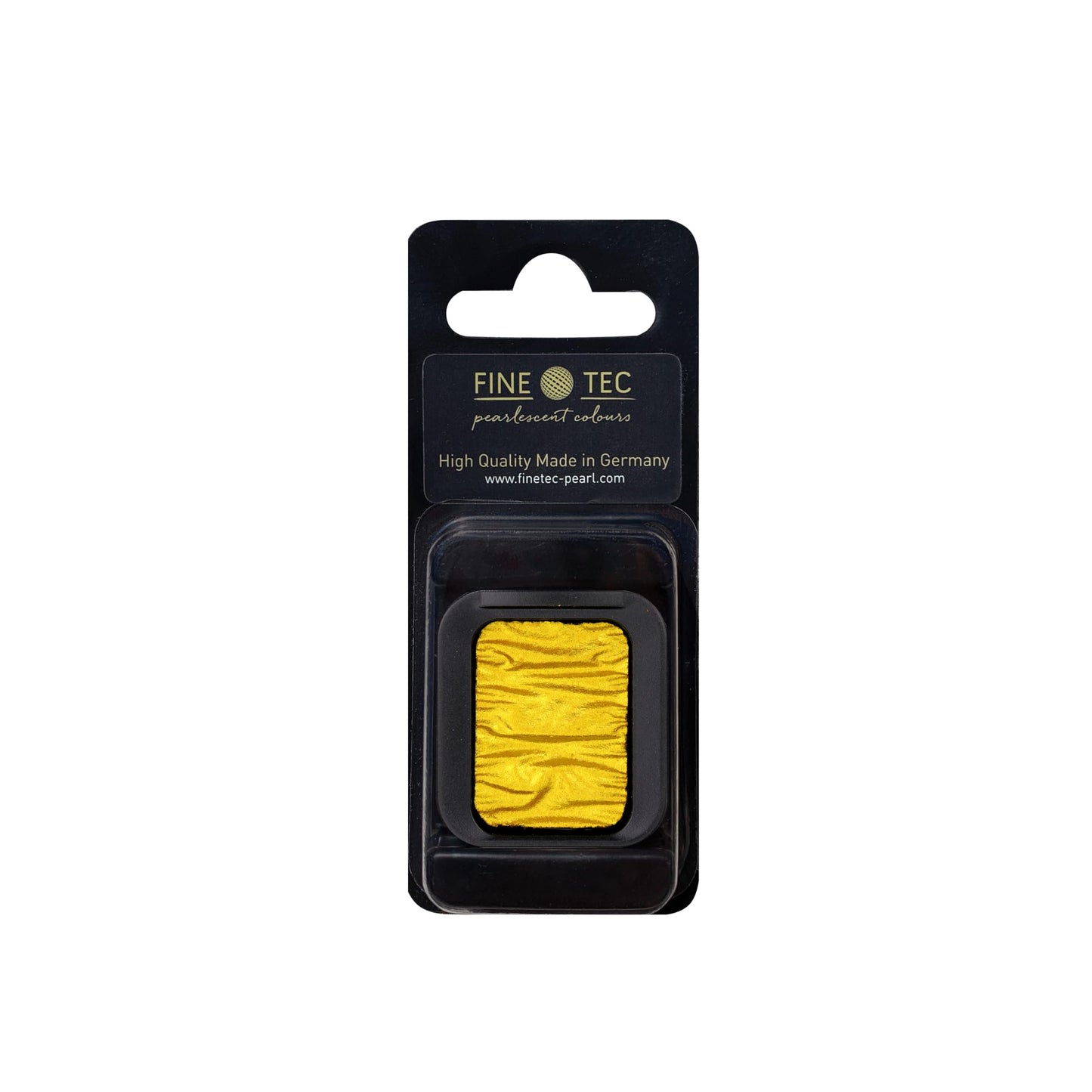 Finetec Pearlescent Watercolor Pan Refill, Metallic Crystal Gold (F1223)