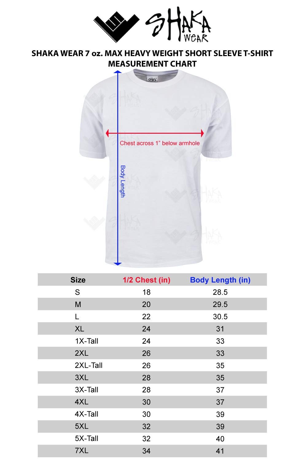 Shaka Wear Men's T Shirt – 2 Pack 7 oz Max Heavyweight Cotton Short Sleeve Crewneck Tee Top Tshirts Regular Big Size MHS02 Black 2T 2pk