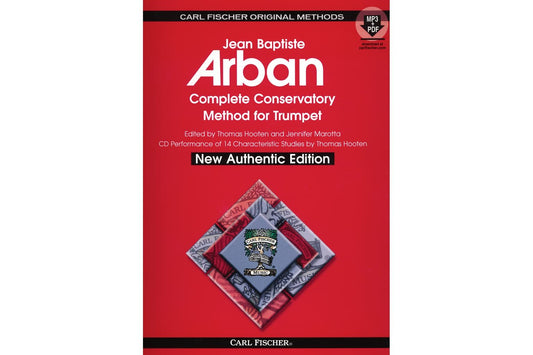 Complete Conservatory Method for Trumpet New Authentic Edition-Spiral Bound-with pacc.Bk + CD