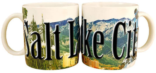 Americaware Salt Lake City 18oz. Color Relief Coffee Mug