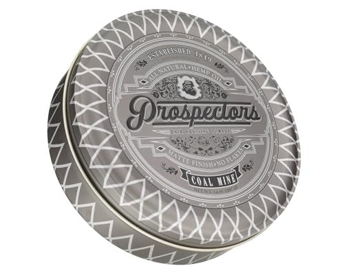 PROSPECTORS Coal Mine Matte Clay Hair Pomade 14 oz Tin Can