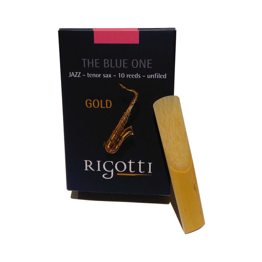 Rigotti RG.JST Gold Jazz Tenor Saxophone Reeds - 2 Light (10-pack)