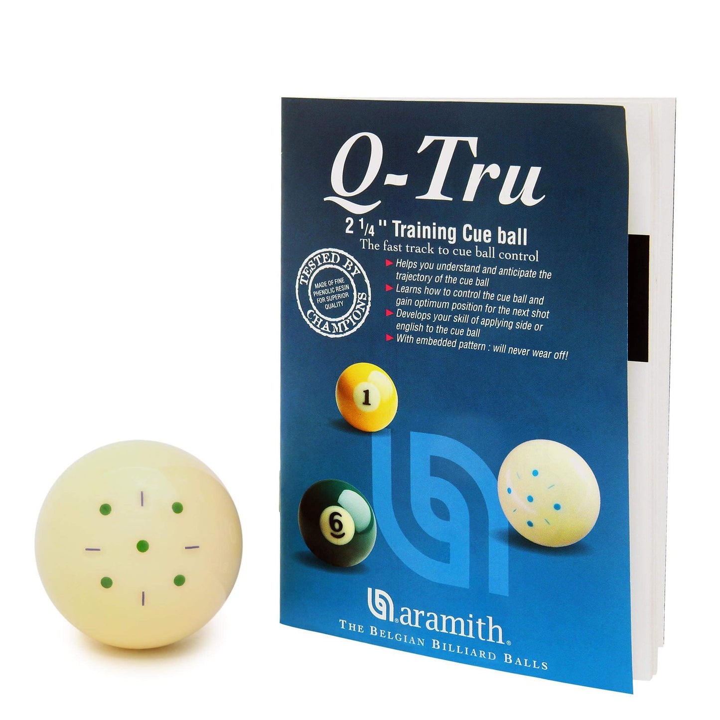 Aramith Q-Tru Training Cue Ball