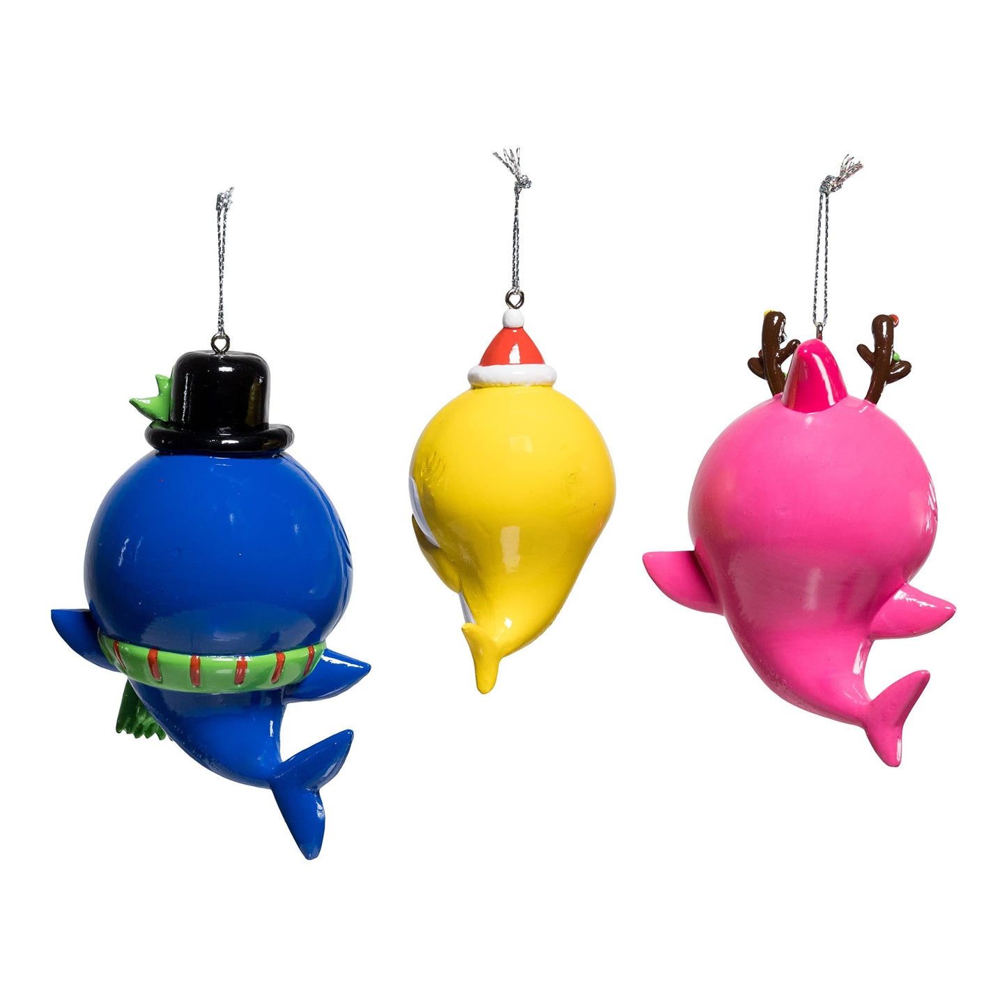 Baby Shark™ Santa Family Ornaments, 3-Piece Set