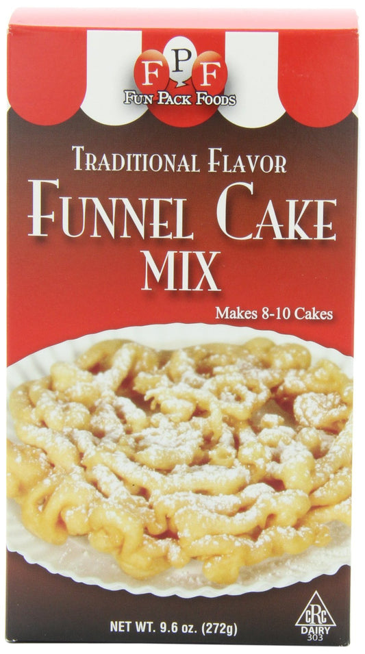 Dean Jacobs Funnel Cake Mix, 9.6-Ounce Boxes (Pack of 6)