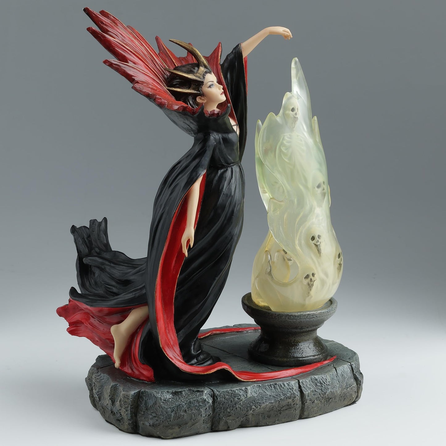 Veronese Design 9 Inch Tall Damnation Melanie Delon Witchcraft Figurine Wicca Statue Gothic Art