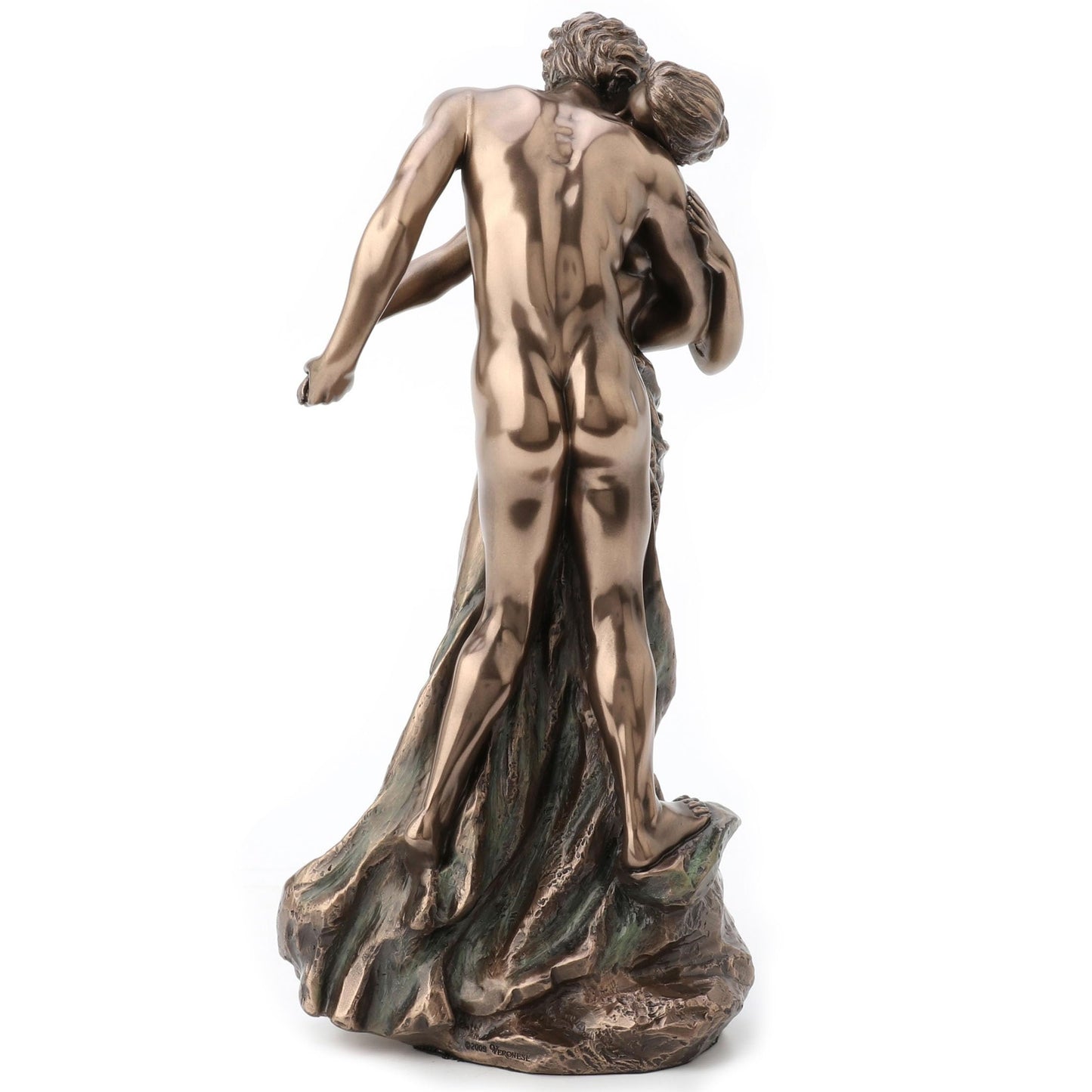 Veronese Design 11 Inch The Waltz Nude Lovers Cold Cast Resin Bronze Finish Statue Camille Claudel Replica