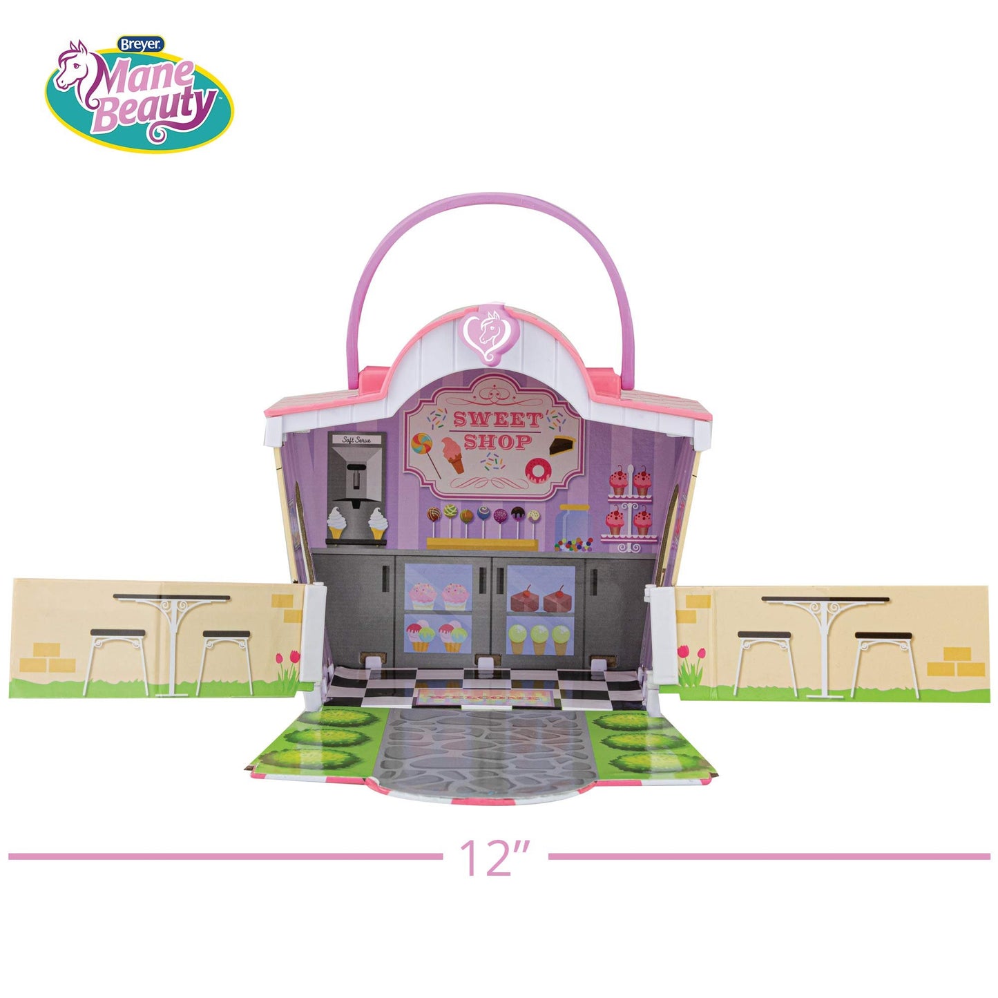 Breyer Horses Mane Beauty Li'l Beauties Playset | Spinkles' Sweet Shop | Model #7432