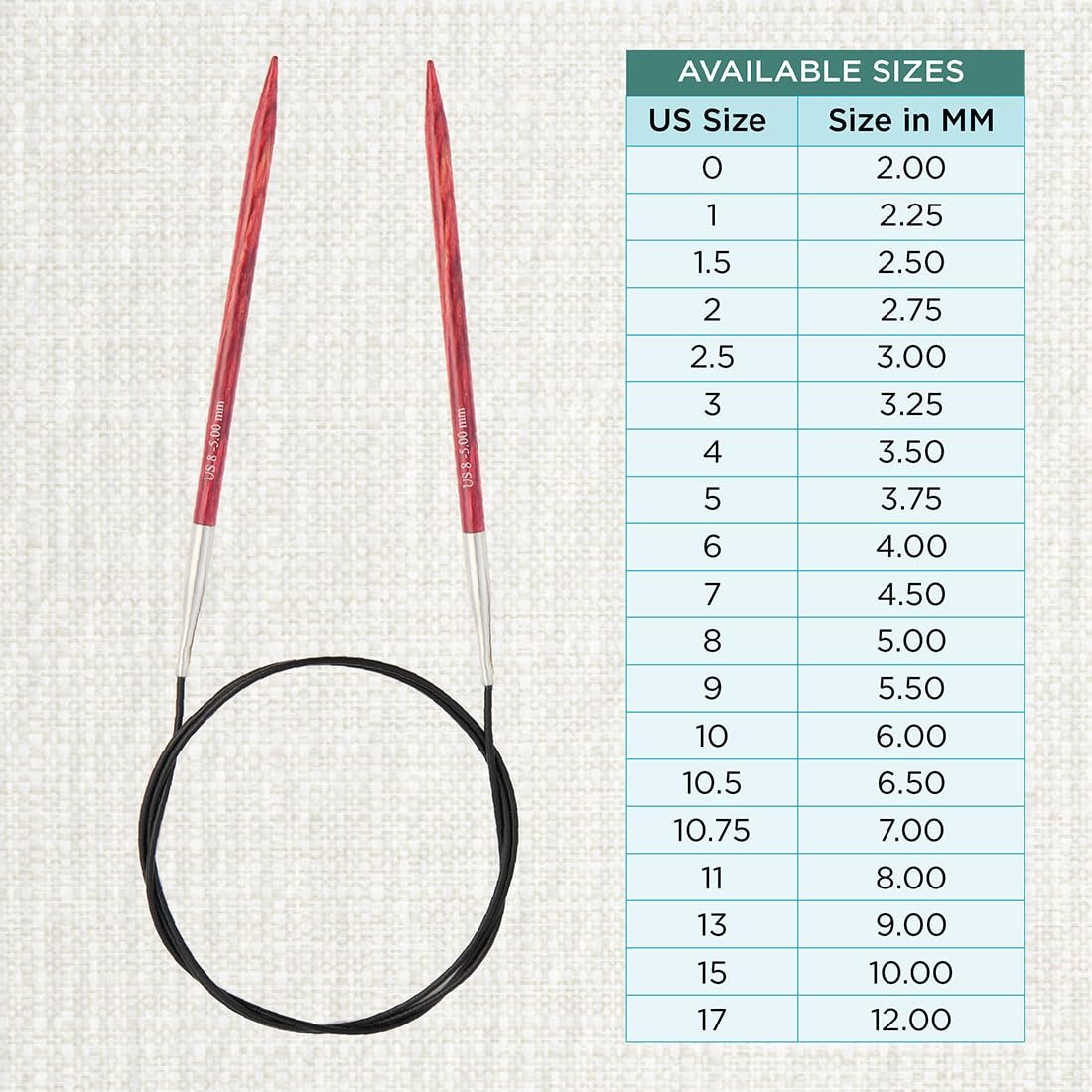 KnitPro Dreamz Fixed Circular Needles 16" (40cm)