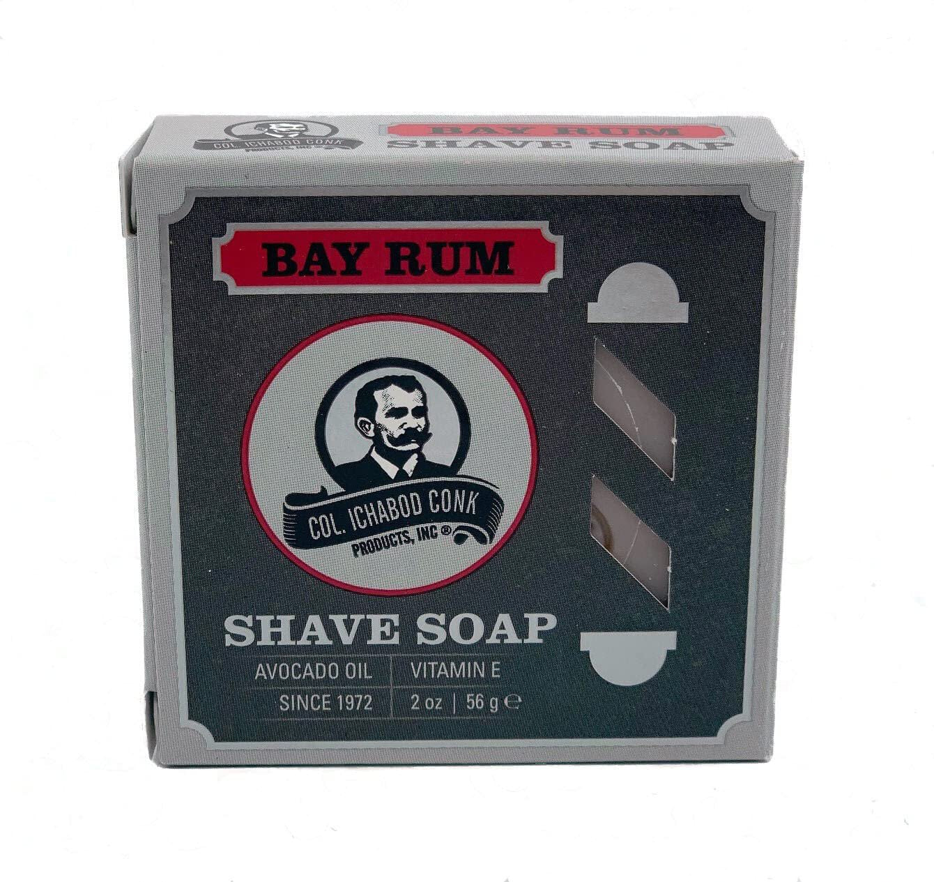 Col. Conk World's Famous Shaving Soap, Bay Rum, 2.25 Oz