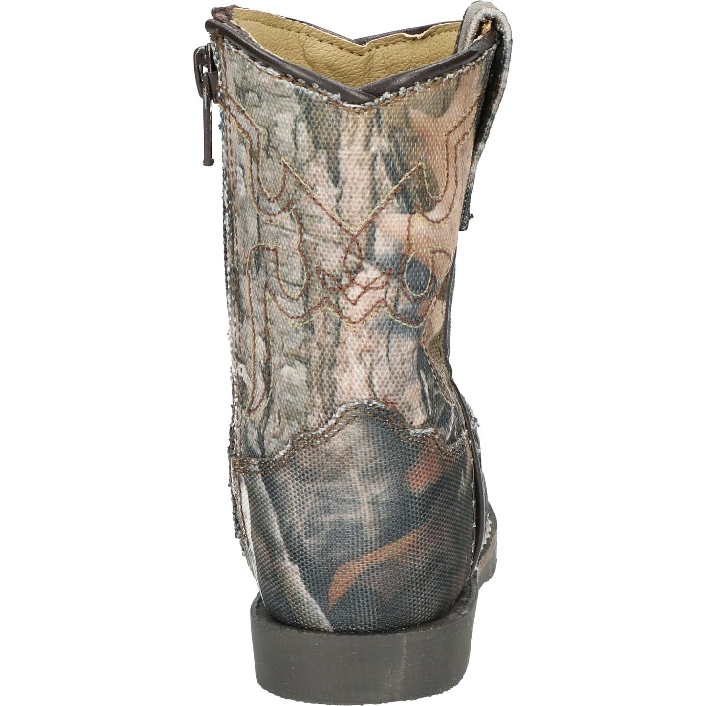 Smoky Mountain Toddler-Boys' Autry Western Boot Broad Square Toe - 2075T 3 D Brown/Pink