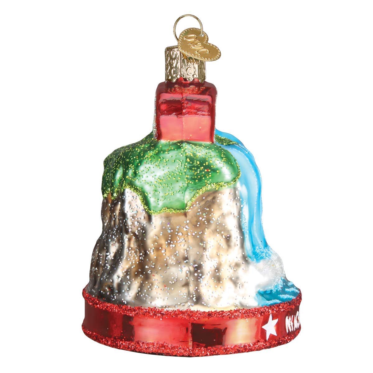 Old World Christmas Niagara Falls Glass Blown Ornaments for Christmas Tree