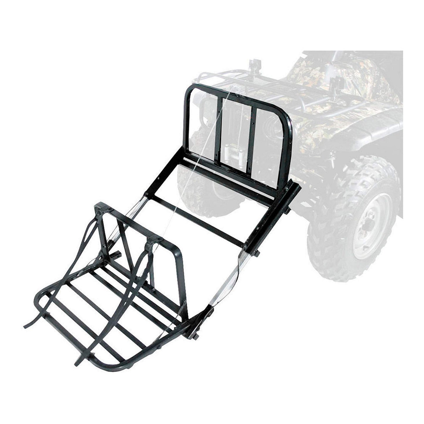 Great Day Custom Cart Front Power Loader 350 lbs Capacity - Aluminium Finish, PL250, Black